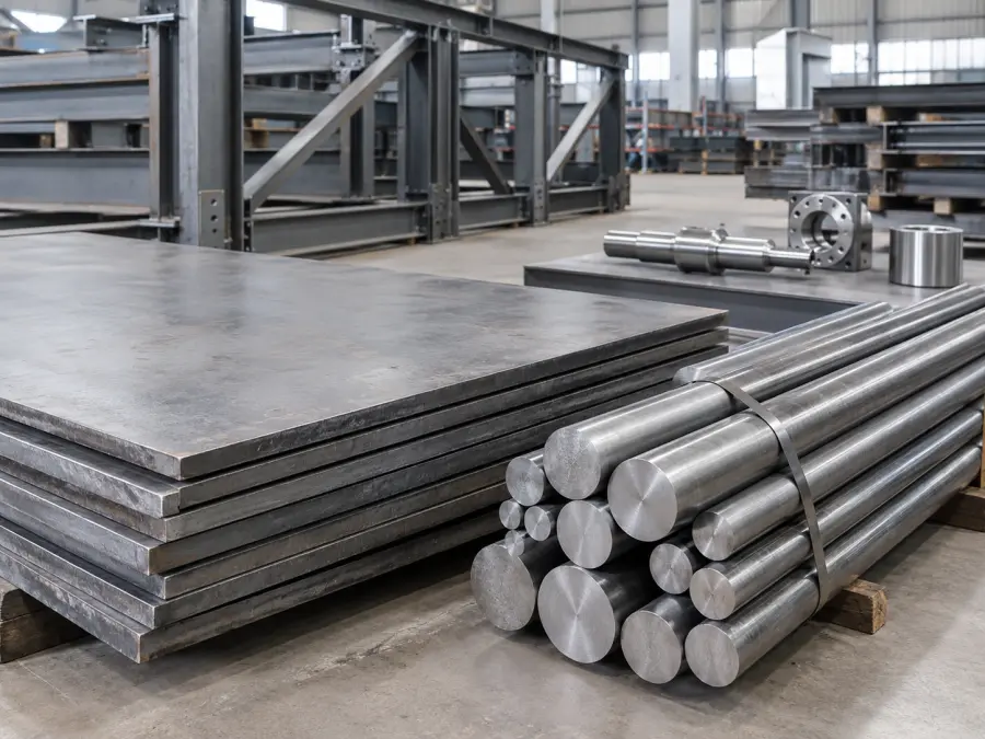 A36 vs 1018 steel plate and round bar comparison