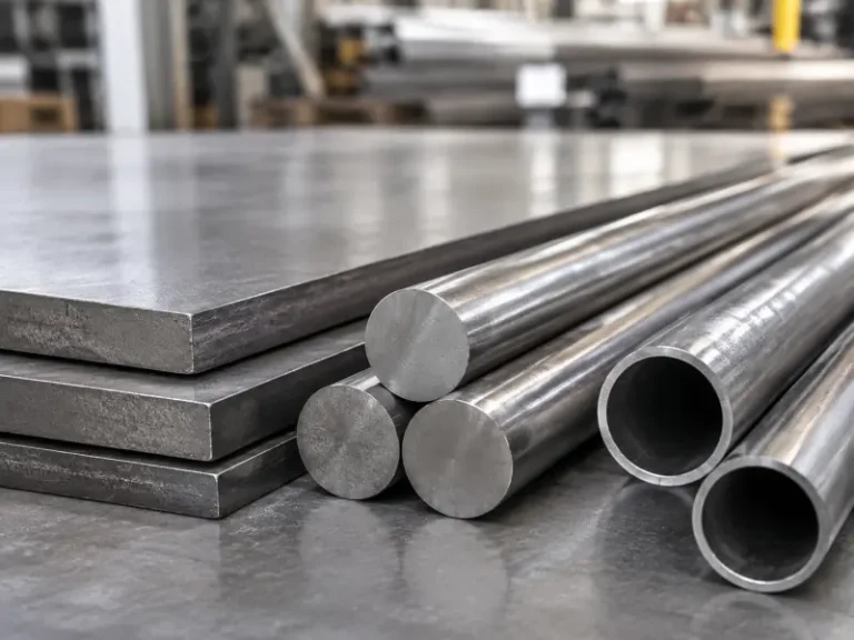 4140 alloy steel material forms including steel plates, solid bars, and hollow tubes